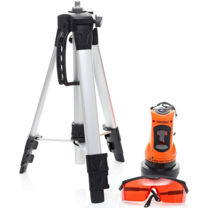 Nivela Laser Kraft&Dele KD10309 cu trepied, fascicul rosu
