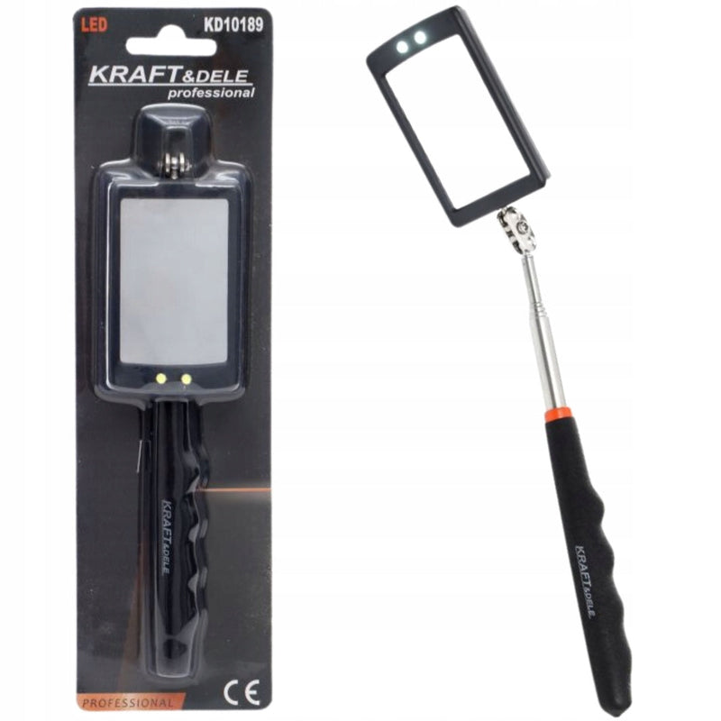 *OFERTELE-IEPURASULUI* Oglinda telescopica de inspectie cu LED, KD10189