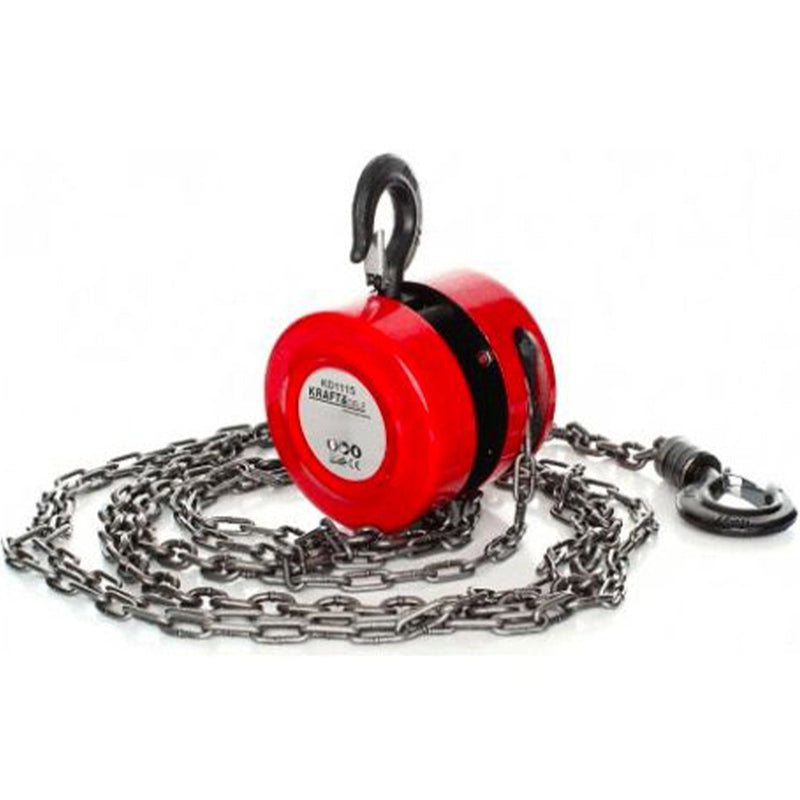 *OFERTELE-IEPURASULUI* Palan cu Lant / Scripete KRAFTSON % Import Polonia %  1116, 2 Tone