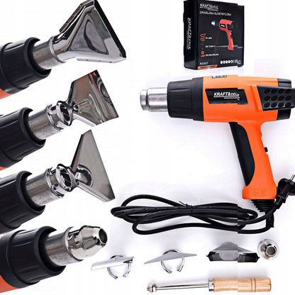 Pistol aer cald (feon industrial) 2000W, 2 trepte, 580ᵒC, POLSKI K3027, Poza1