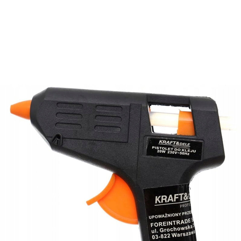 Pistol de lipit KRAFTSON % Import Polonia %  10351, 20W, 7 batoane de silicon incluse