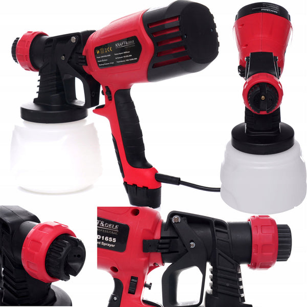 *OFERTELE-IEPURASULUI* Pistol de vopsit KRAFTSON % Import Polonia %  1655, electric 450W, Փ 4 mm, 1000ml