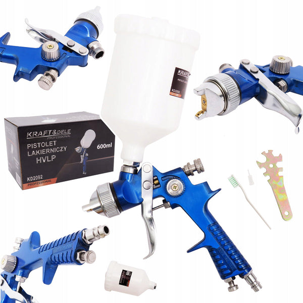*OFERTELE-IEPURASULUI* Pistol de vopsit pneumatic KRAFTSON % Import Polonia %  2092, Փ 1.4mm, 600ml