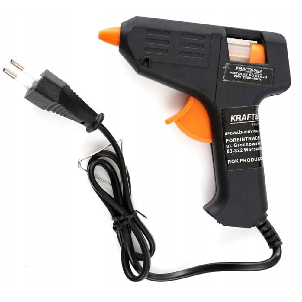 Pistol electric de lipit la cald, putere 20W, include 7 batoane de silicon, POLSKI K10351, Poza3