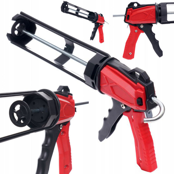 *OFERTELE-IEPURASULUI* Pistol manual pentru aplicat silicon tip tub KRAFTSON % Import Polonia %  10724, 230mm