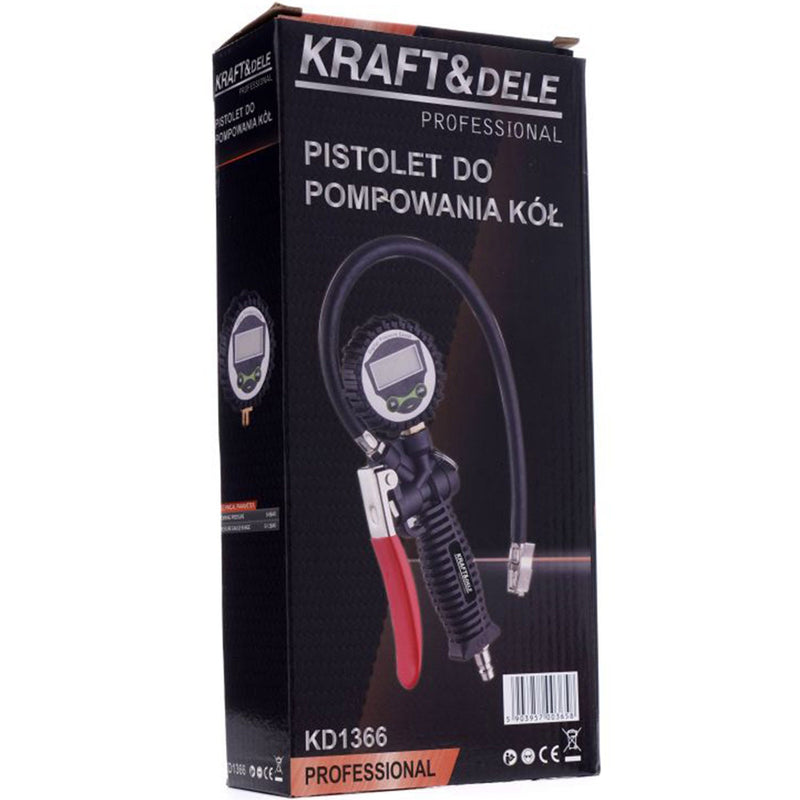 Piston de umflare cu manometru KRAFTSON % Import Polonia %  1366