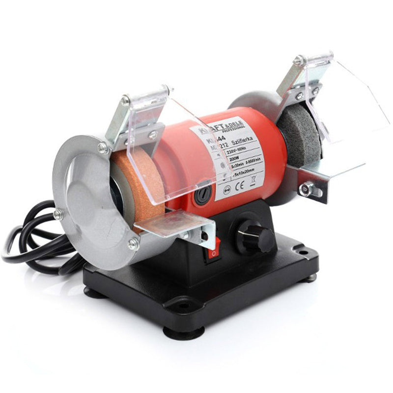 Polizor de banc KRAFTSON % Import Polonia %  544, 200W, 9900RPM, diametrul discului 75mm