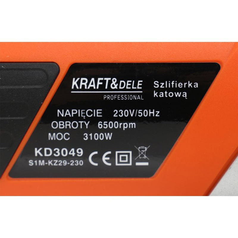 *BLACK-FRIDAY* Polizor unghiular / flex KRAFTSON % Import Polonia %  3049, 3100W, 6500RPM, disc 230mm