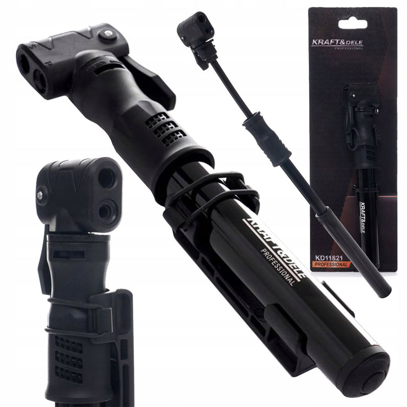 *OFERTELE-IEPURASULUI* Pompa Bicicleta KRAFTSON % Import Polonia %  11821, 22x225mm, cap universal