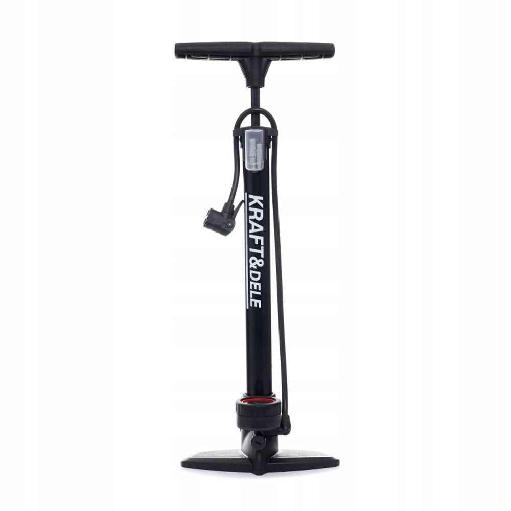 Pompa Bicicleta cu indicator presiune, inaltime 47cm, cap umflare dublu universal, POLSKI K11826, Poza2