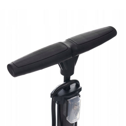 Pompa Bicicleta cu indicator presiune, inaltime 47cm, cap umflare dublu universal, POLSKI K11826, Poza5