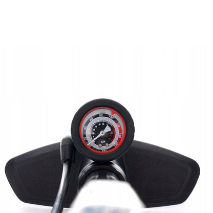 Pompa Bicicleta cu indicator presiune, inaltime 47cm, cap umflare dublu universal, POLSKI K11826, Poza7