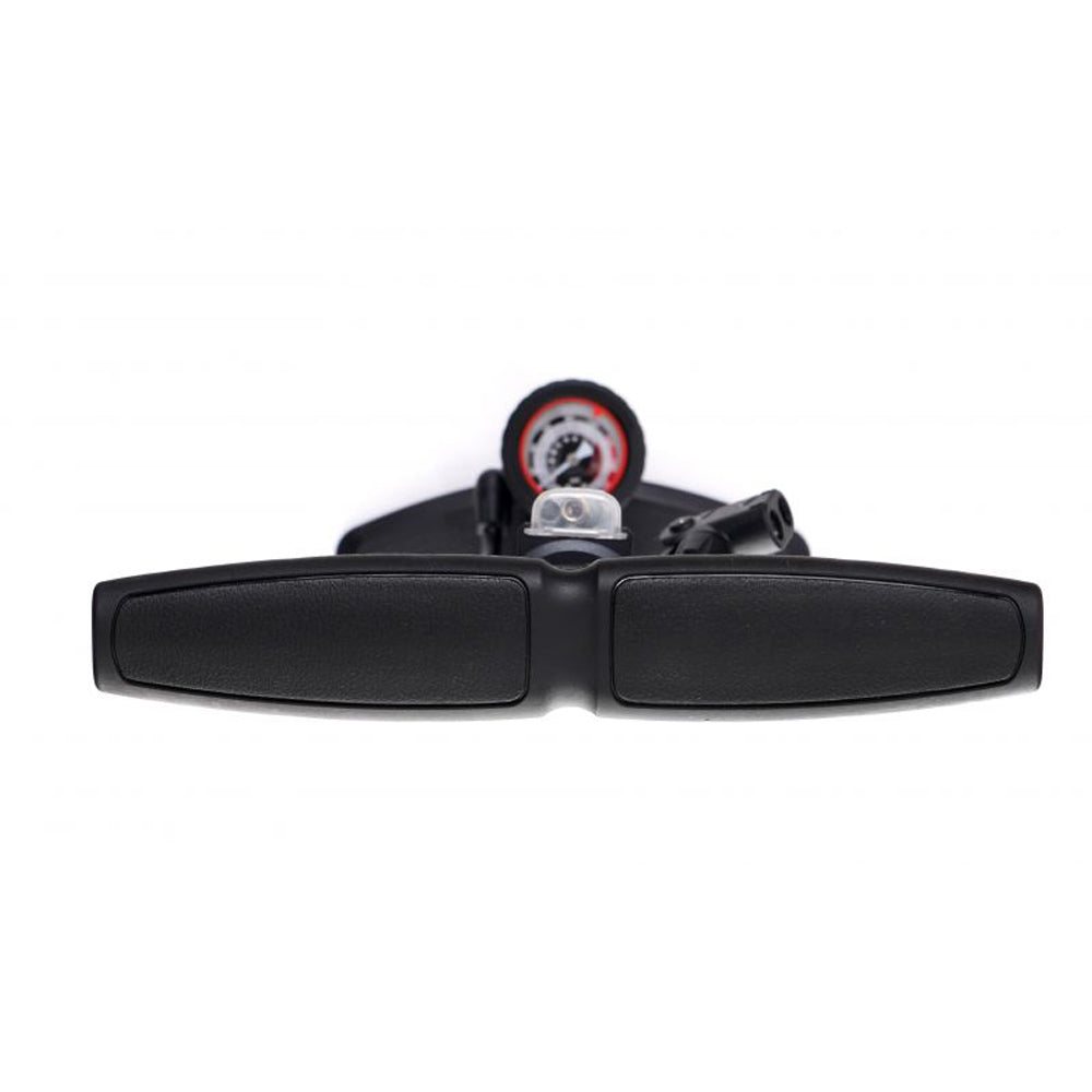 Pompa Bicicleta cu indicator presiune, inaltime 47cm, cap umflare dublu universal, POLSKI K11826, Poza4