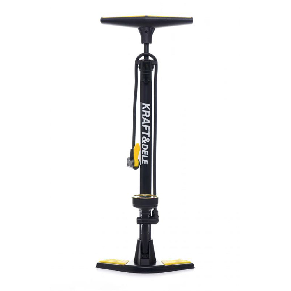 Pompa Bicicleta cu indicator presiune, inaltime 53cm, cap umflare dublu universal, POLSKI K11825, Poza5