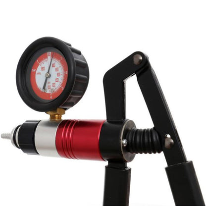 Pompa de vaccum manuala profesionala, cu manometru, POLSKI K10515, Poza4