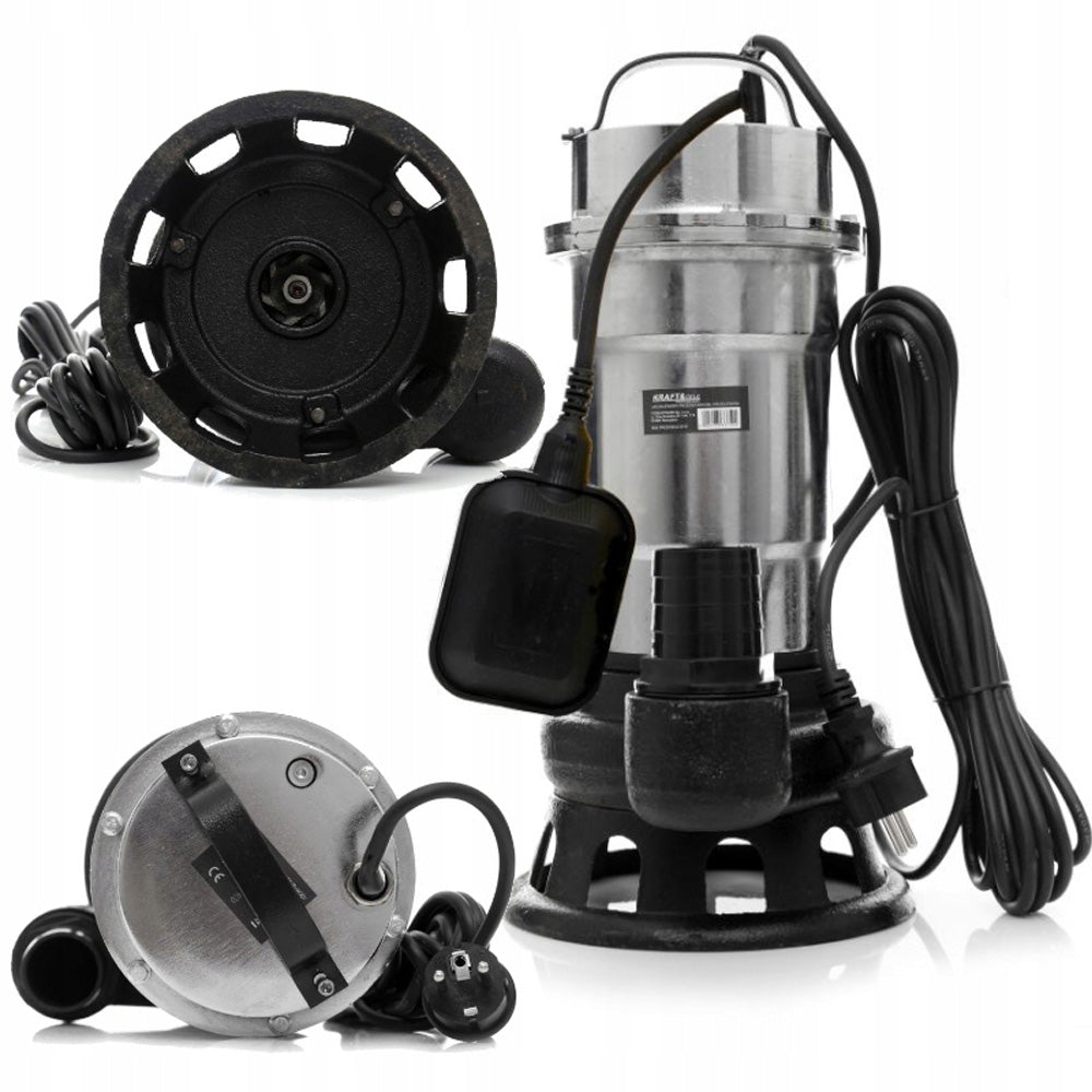 Pompa submersibila apa curata/murdara 3100W, pana la 416l/min si H refulare 20m, POLSKI K763, Poza1