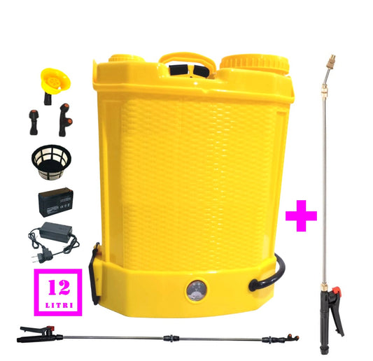 Pompa Stropit Pomi Dorell Alege, Electrica cu Acumulator, volum 12 Litri, Plus TIJA INOX Extensibila 3 metri 