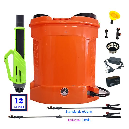 POMPINA SET Vermorel Electric cu Acumulator, 12 Litri, ORANGE,+ATOMIZOR