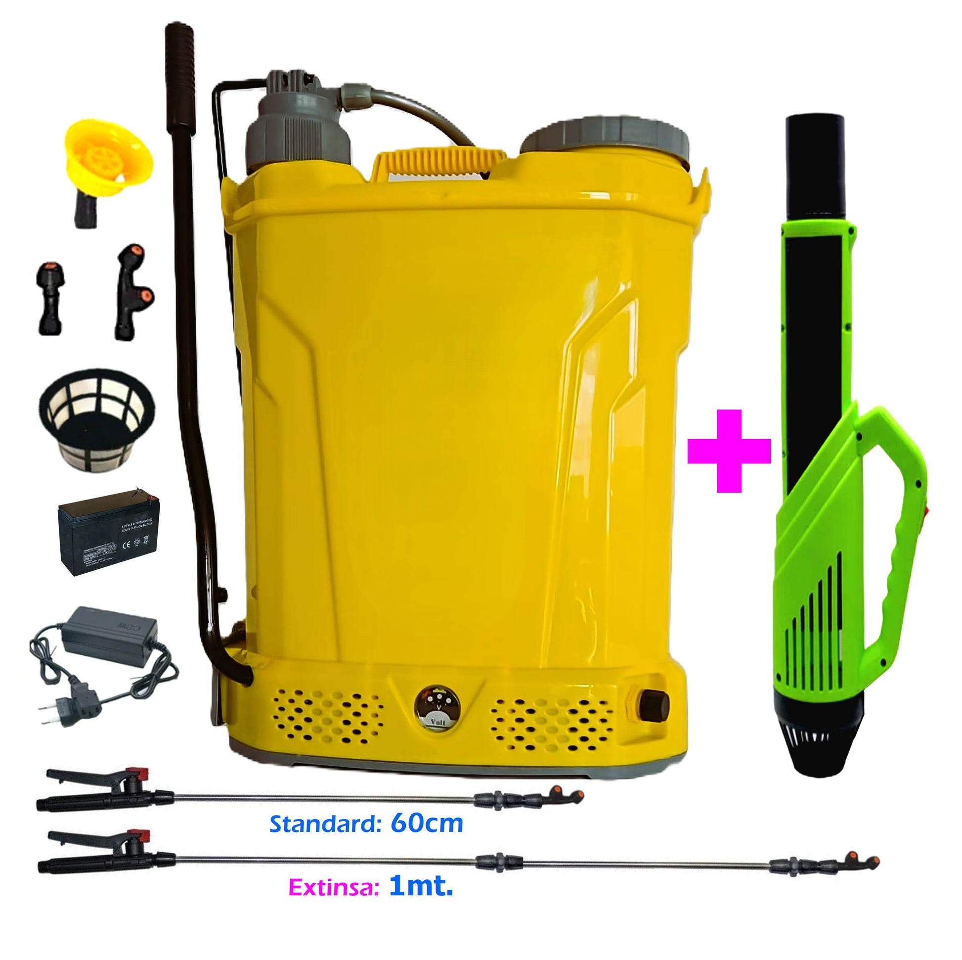 SEZONUL-OFERTELOR Pompa stropit 2-in-1 POMPINA, 18 Litri, Electrica cu Acumulator+Manuala, +ATOMIZOR
