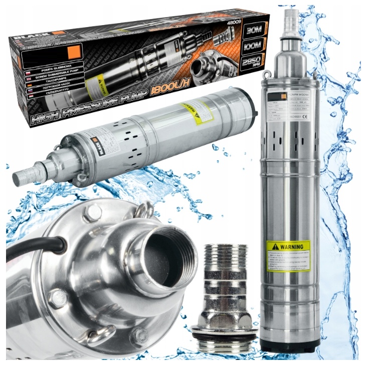 Pompa submersibila PORTONERO BL 48009, 750W, debit 30l/min, H refulare 100m, racord 1 tol