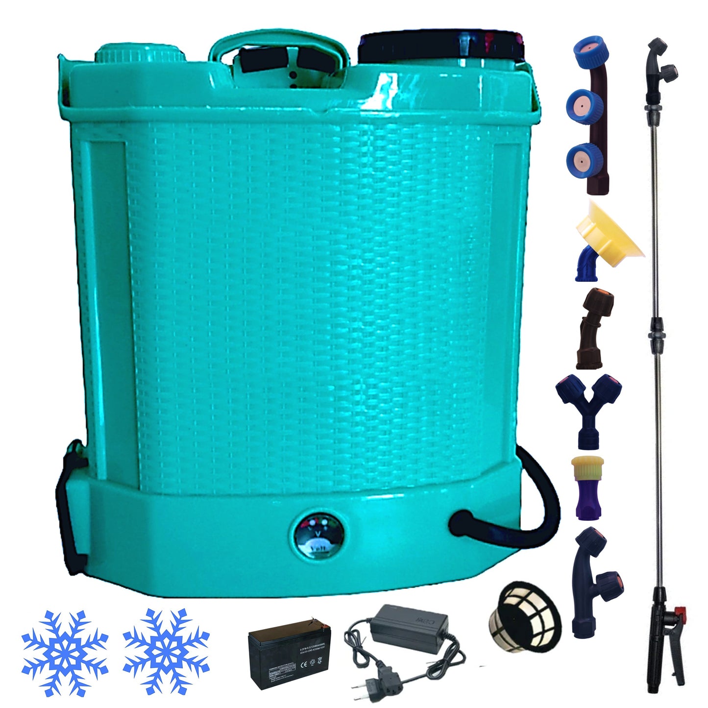 *SEZONUL-OFERTELOR* Pompa NORDSKA Degivrare-Dezghetare prin stropire, cu Acumulator, Tip Rucsac, Volum Rezervor 12L, tija telescopica inclusa, ALL-SEASONS