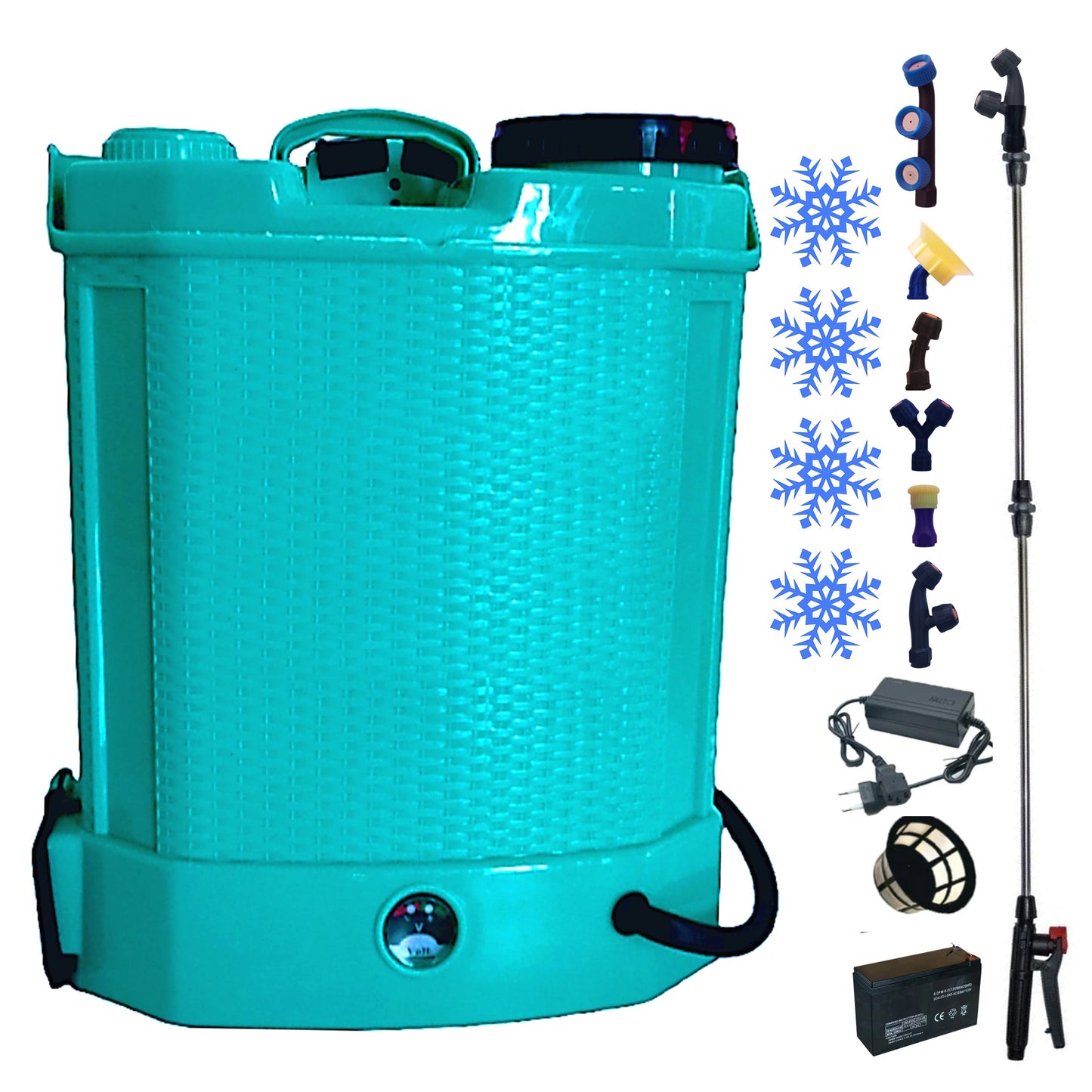 Pompa NORDSKA Degivrare-Dezghetare prin stropire, cu Acumulator, Tip Rucsac, Volum Rezervor 12L, tija telescopica inclusa, ALL-SEASONS