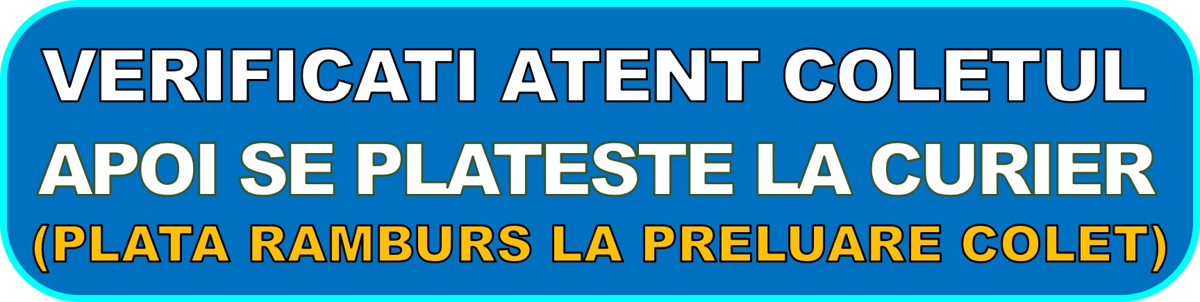 EuroUnelte: verificati atent coletul, apoi se plateste la curier (plata ramburs la preluare colet)