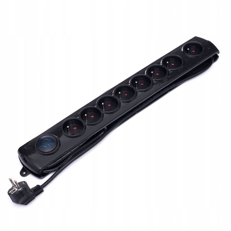 Prelungitor electric 1.5m cu intrerupator si 8 prize cu protectie, POLSKI K4035, Poza2