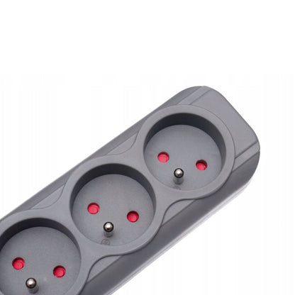 Prelungitor electric cu 5 prize, 2 mufe USB si intrerupator POLSKI K4034, lungime 3m