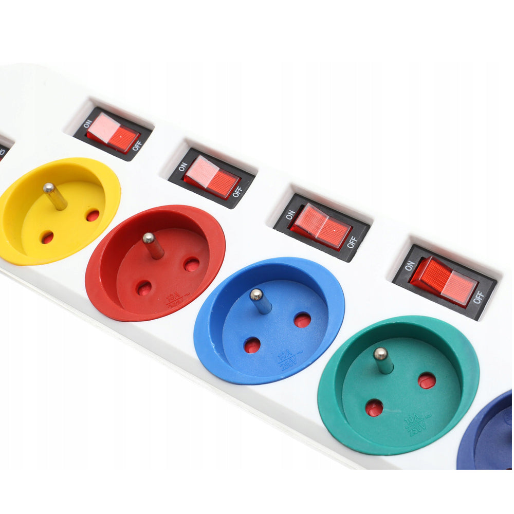 Prelungitor electric lungime 3m, cu intrerupator si 5 prize, POLSKI K4001, Poza6