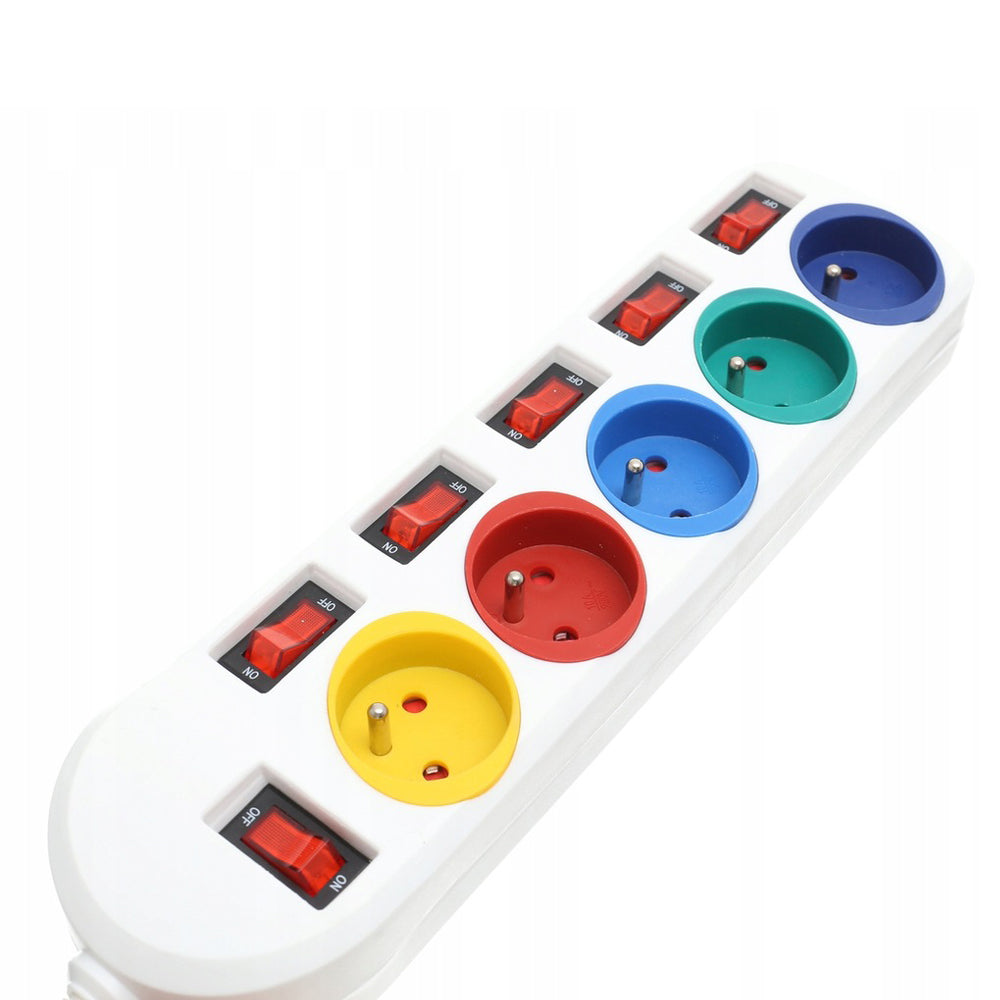 Prelungitor electric lungime 5m, cu intrerupator si 5 prize, POLSKI K4002, Poza4