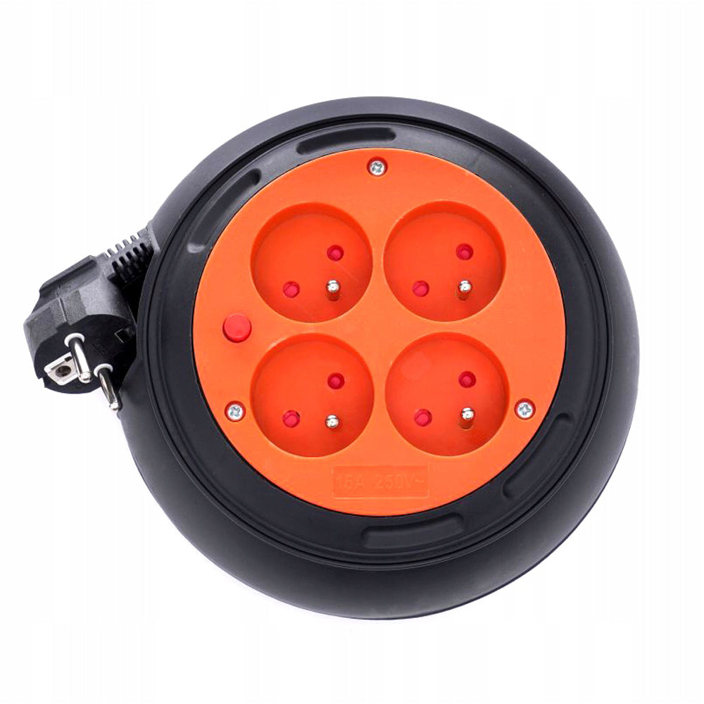 Prelungitor electric lungime 6m cu 4 prize, conductor 3x1.5mm, POLSKI K4038, Poza2