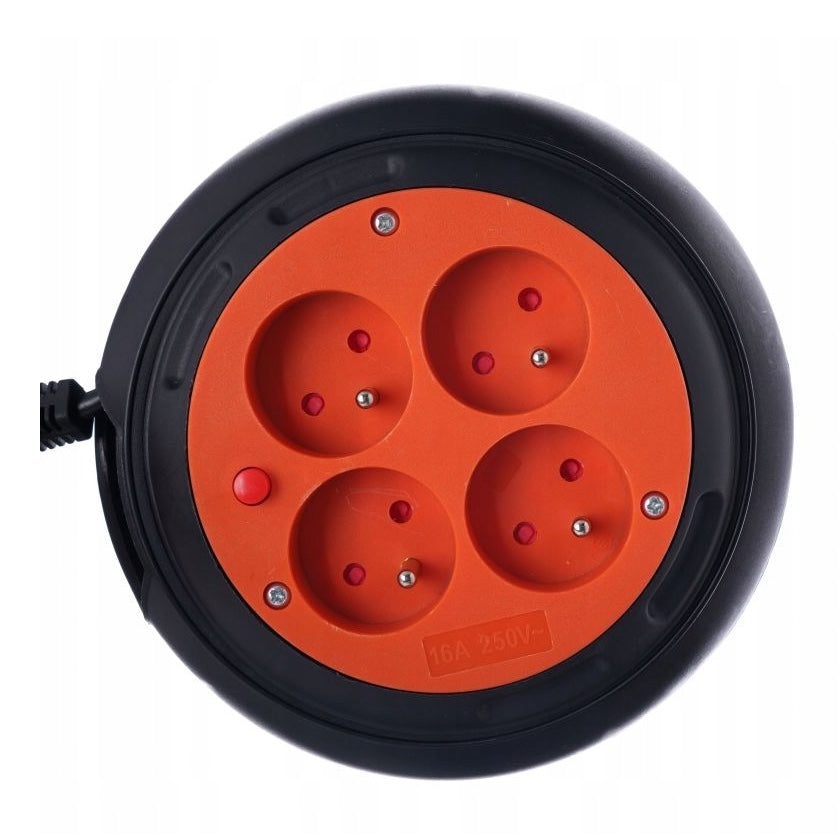 Prelungitor electric lungime 6m cu 4 prize, conductor 3x1.5mm, POLSKI K4038, Poza6