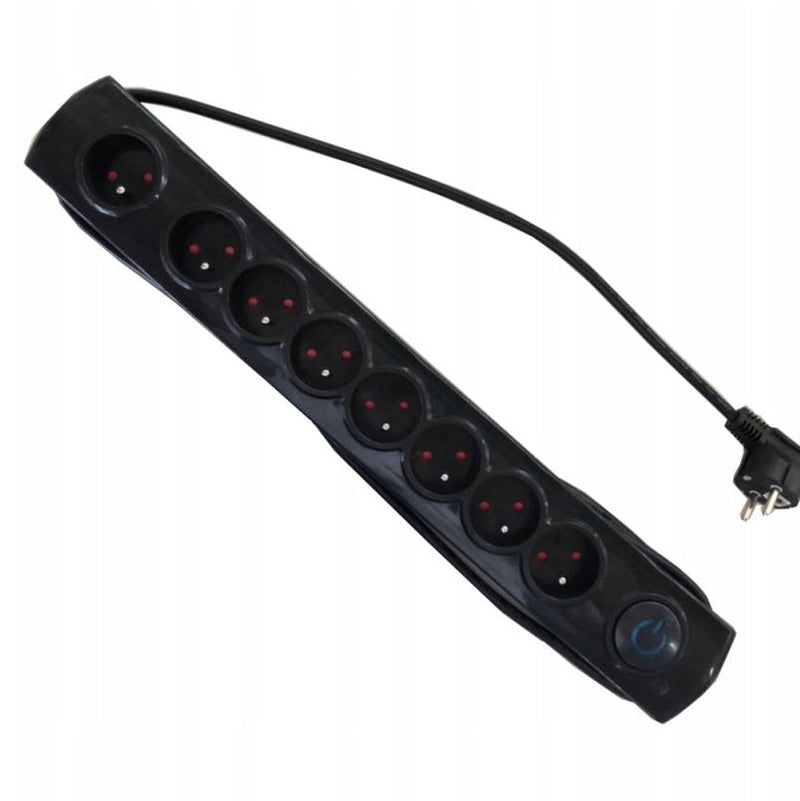 *OFERTELE-IEPURASULUI* Prelungitor electric cu intrerupator 8 prize, 1.5m, Kraft&Dele KD4035