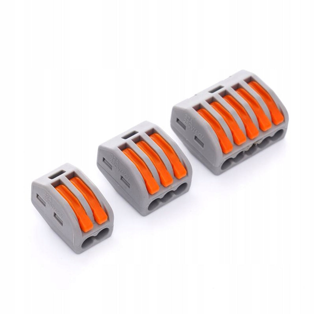 SET 60buc conectori rapizi conductori (cabluri) pentru electricieni, POLSKI K10496, Poza4