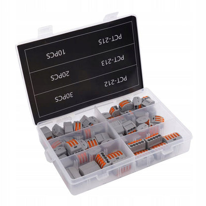 SET 60buc conectori rapizi conductori (cabluri) pentru electricieni, POLSKI K10496, Poza3