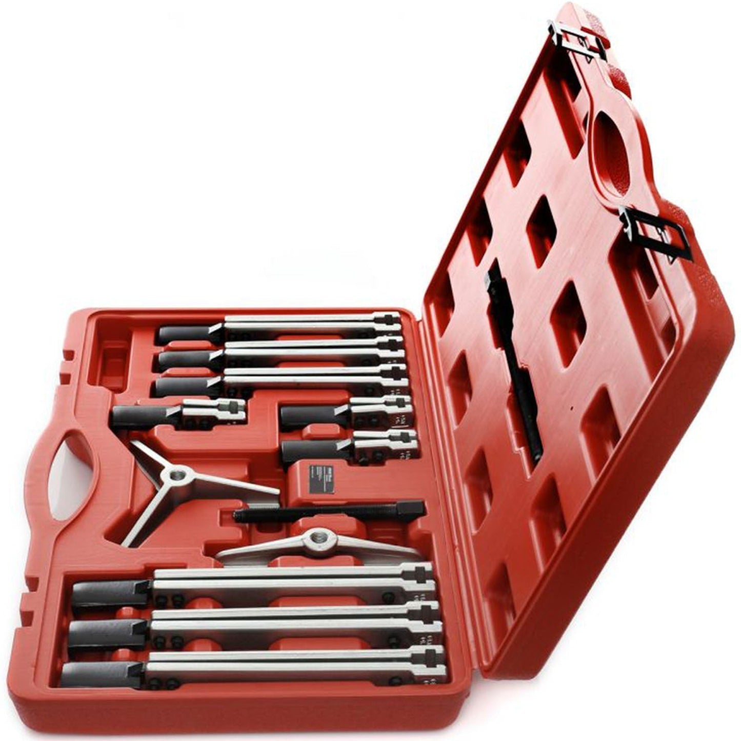SET Extractor cu dubla-prinde pentru rulmenti si bucse, POLSKI K10148, 13 elemente, cutie plastic inclusa