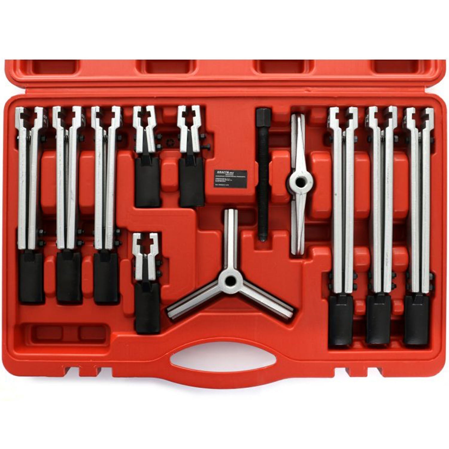 SET Extractor cu dubla-prinde pentru rulmenti si bucse, POLSKI K10148, 13 elemente, cutie plastic inclusa