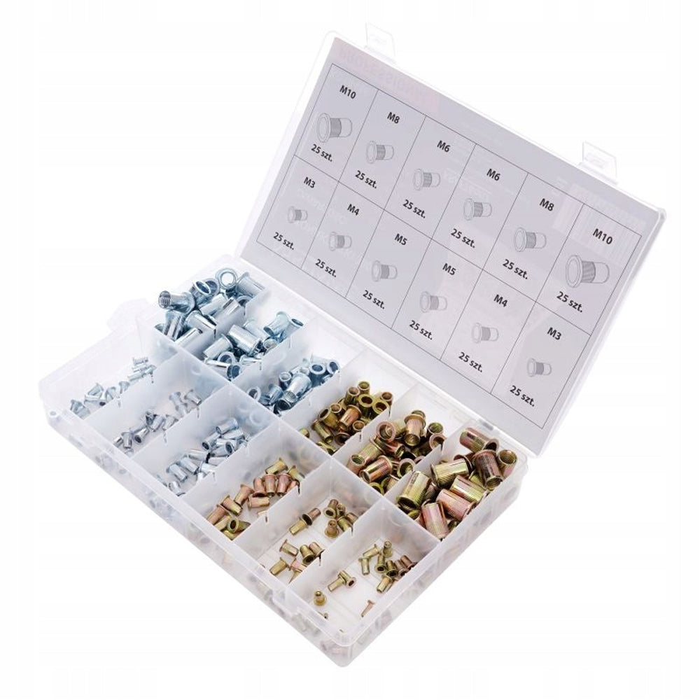 SET Flanse cilindrice tip nit, cu filet interior POLSKI K10486, 300 buc