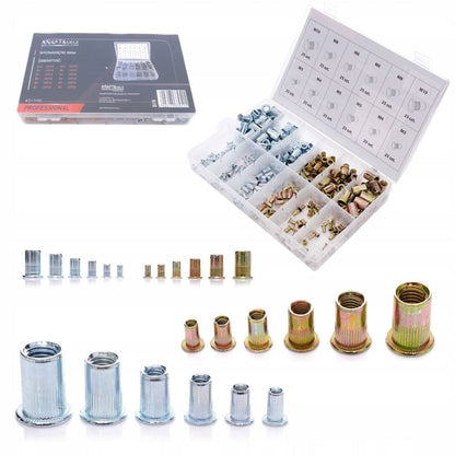 SET Flanse cilindrice tip nit, cu filet interior POLSKI K10486, 300 buc