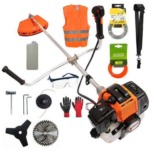 VARA-OFERTELOR Set Motocoasa Vokner RS-8600 by YAMATO, 6CP, +3 Sisteme taiere, 12 Accesorii incluse