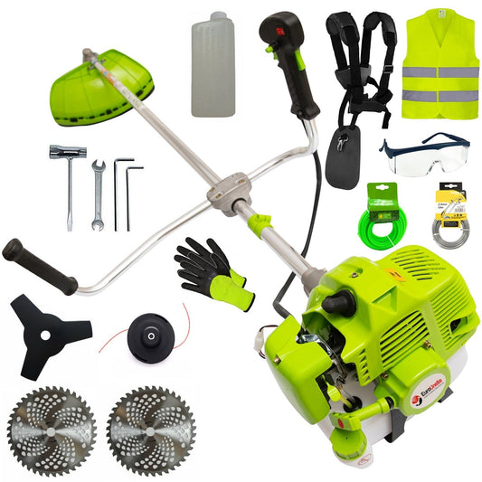 SEZONUL-OFERTELOR Set Motocoasa VÖKNER S GT-4900, 6.5CP, 9000Rpm, extraVIDIA, 14 Accesorii incluse