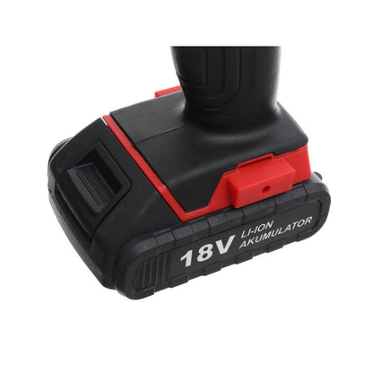 SET Masina insurubat si gaurit pe acumulator POLSKI K1566, 1350RPM, include 1 acumulator 18V, 6 burghie si 6 biti