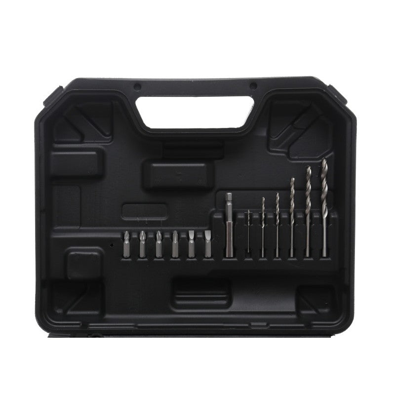 SET Masina insurubat si gaurit pe acumulator POLSKI K1566, 1350RPM, include 1 acumulator 18V, 6 burghie si 6 biti