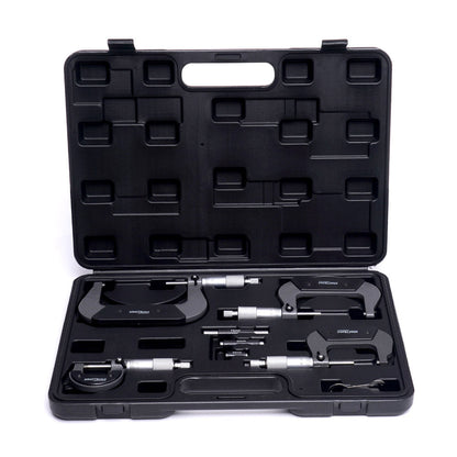 SET Micrometre Profesionale, include 4 micrometre, interval masurare 0-100mm, POLSKI K10443, Poza2