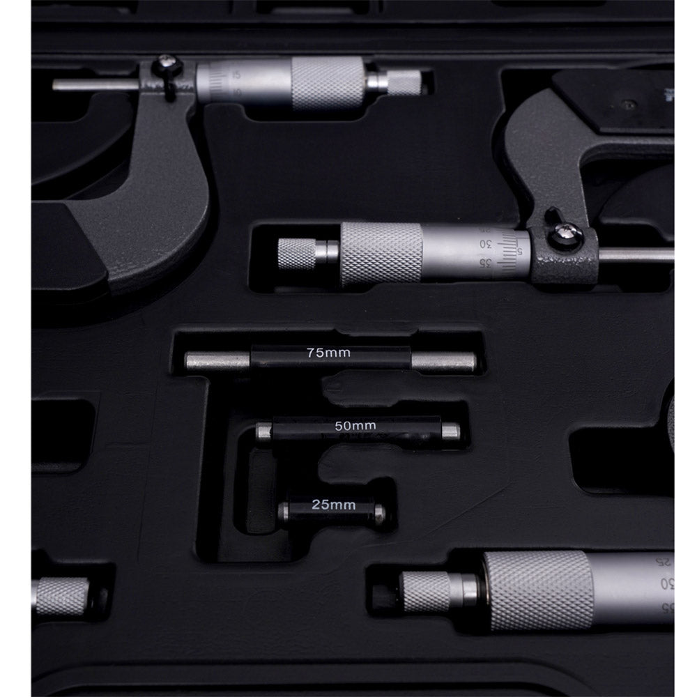 SET Micrometre Profesionale, include 4 micrometre, interval masurare 0-100mm, POLSKI K10443, Poza6