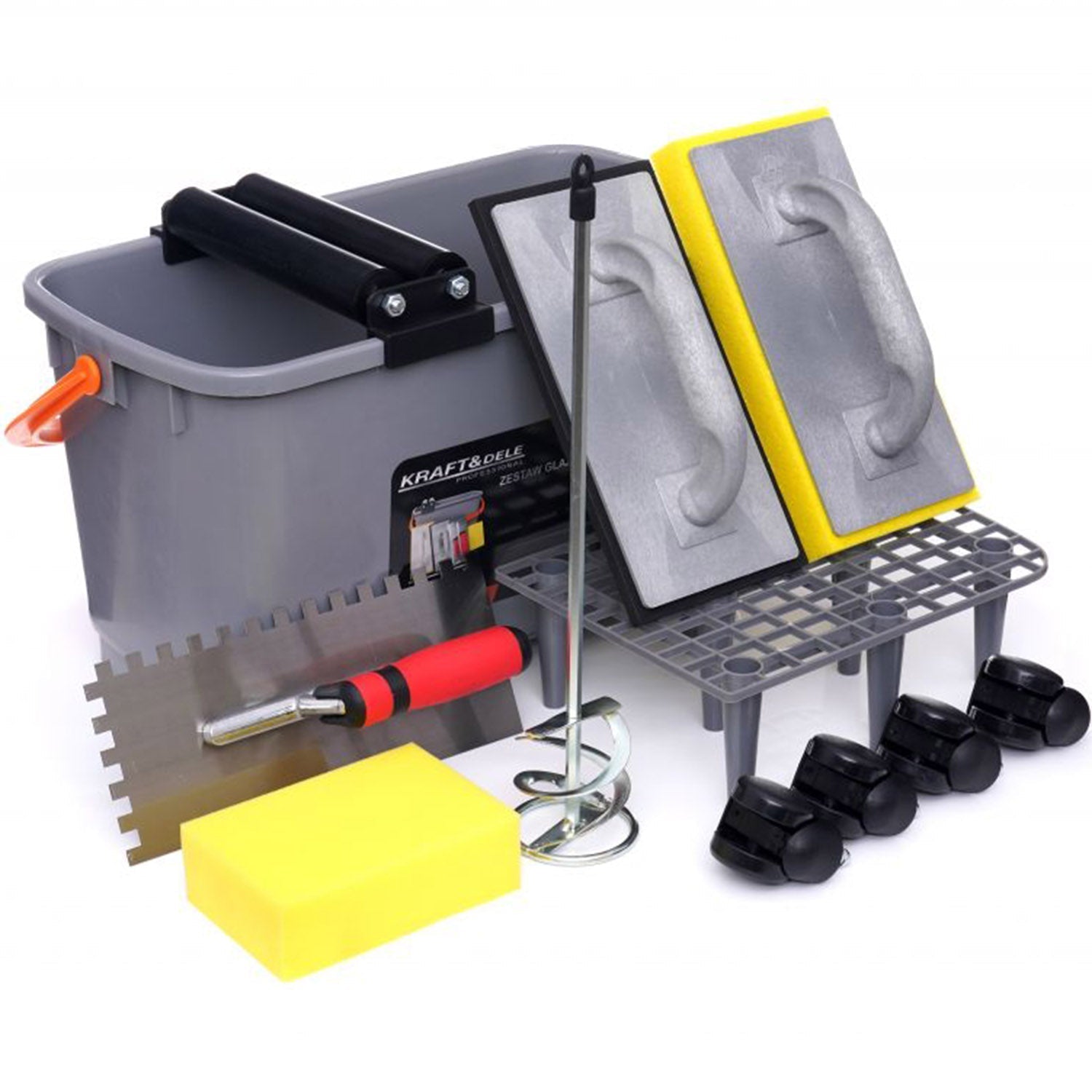 SET PROFI SCULE SI GALEATA 24L pentru renovare zugravire, placare cu gresie ori faianta , POLSKI K10785