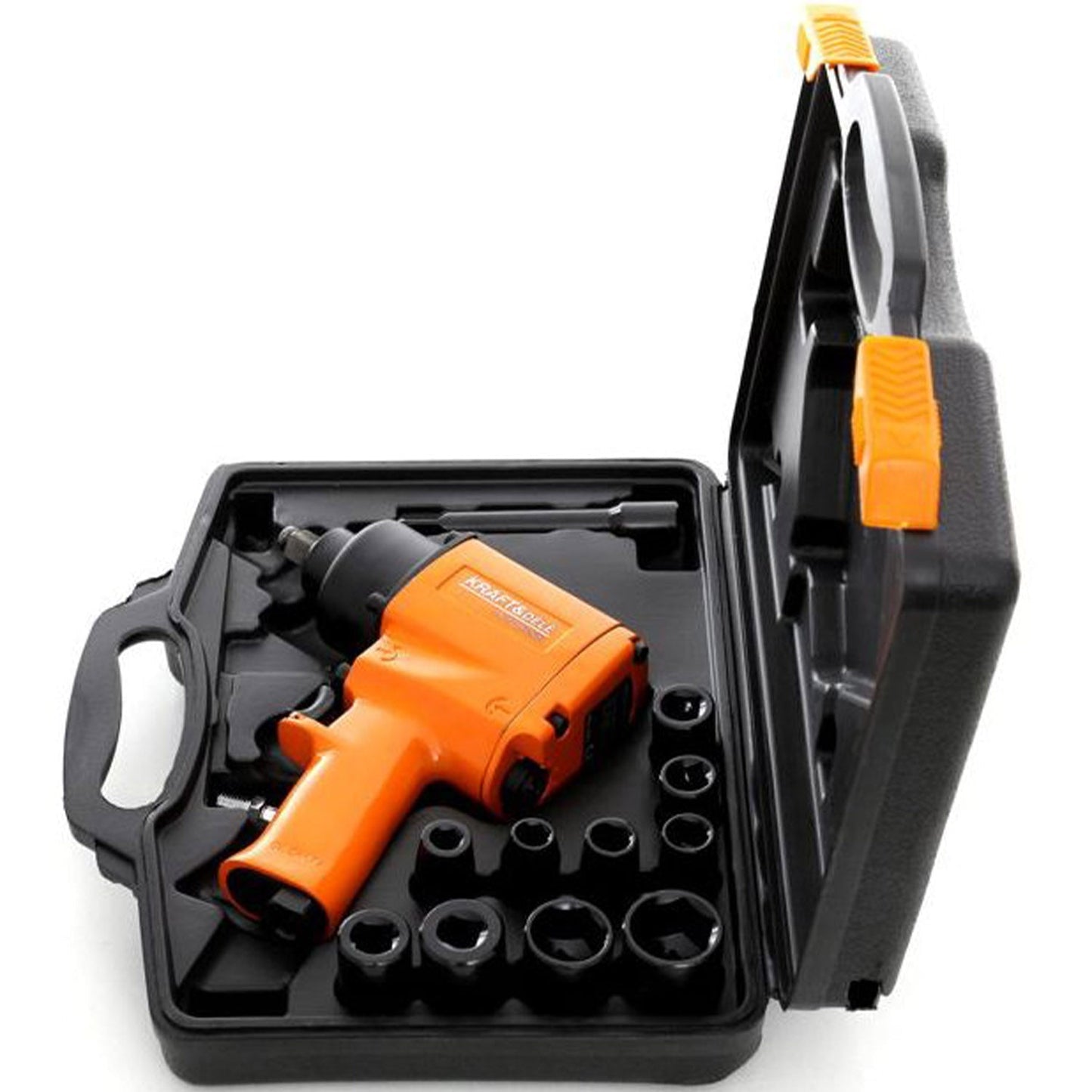 SET Pistol cheie cu impact pneumatic si Capete Tubulare prize POLSKI K1425, Drive 1/2", 1050Nm, 8000RPM