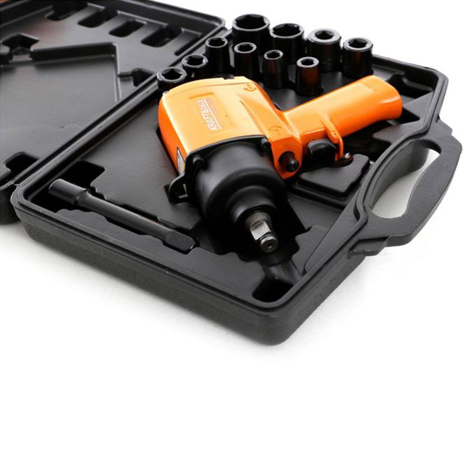 SET Pistol cheie cu impact pneumatic si Capete Tubulare prize POLSKI K1425, Drive 1/2", 1050Nm, 8000RPM