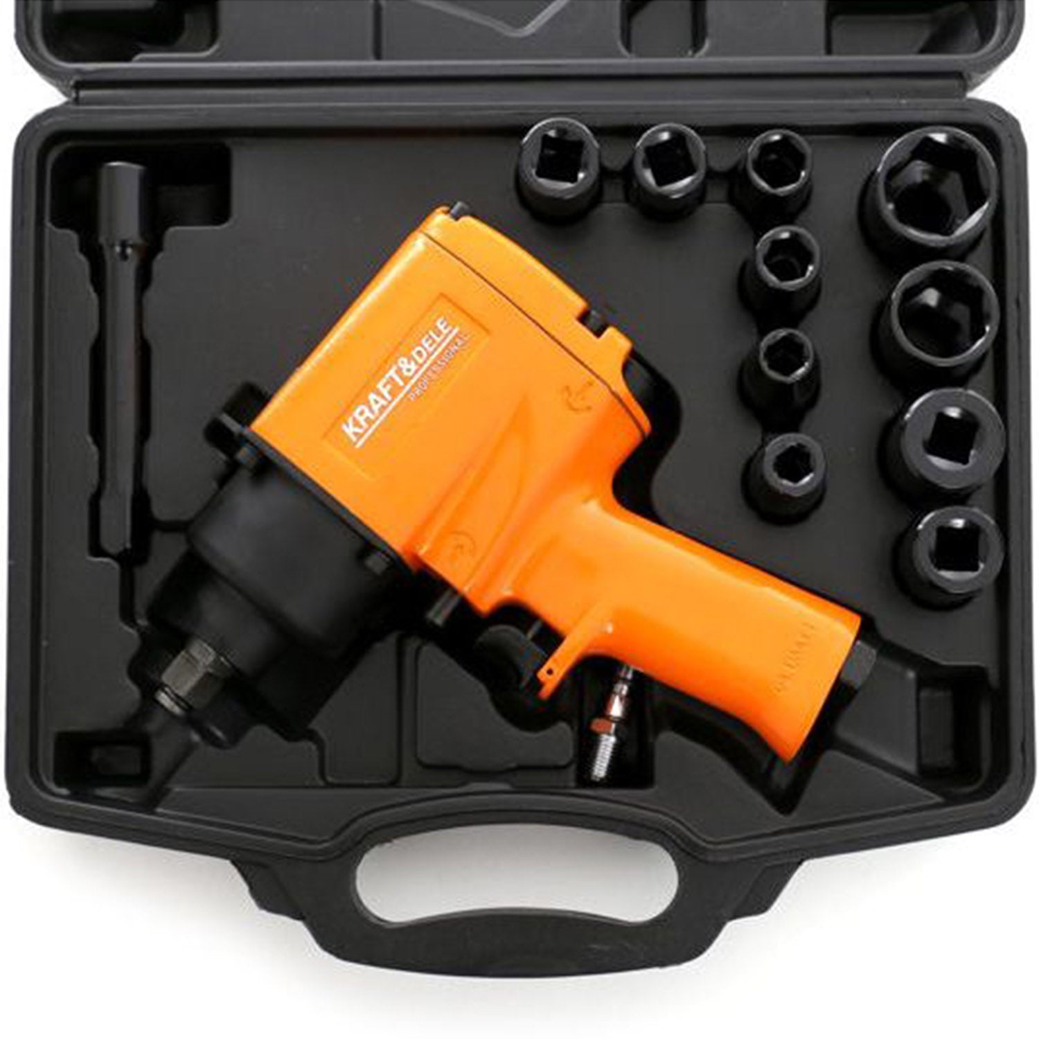 SET Pistol cheie cu impact pneumatic si Capete Tubulare prize POLSKI K1425, Drive 1/2", 1050Nm, 8000RPM